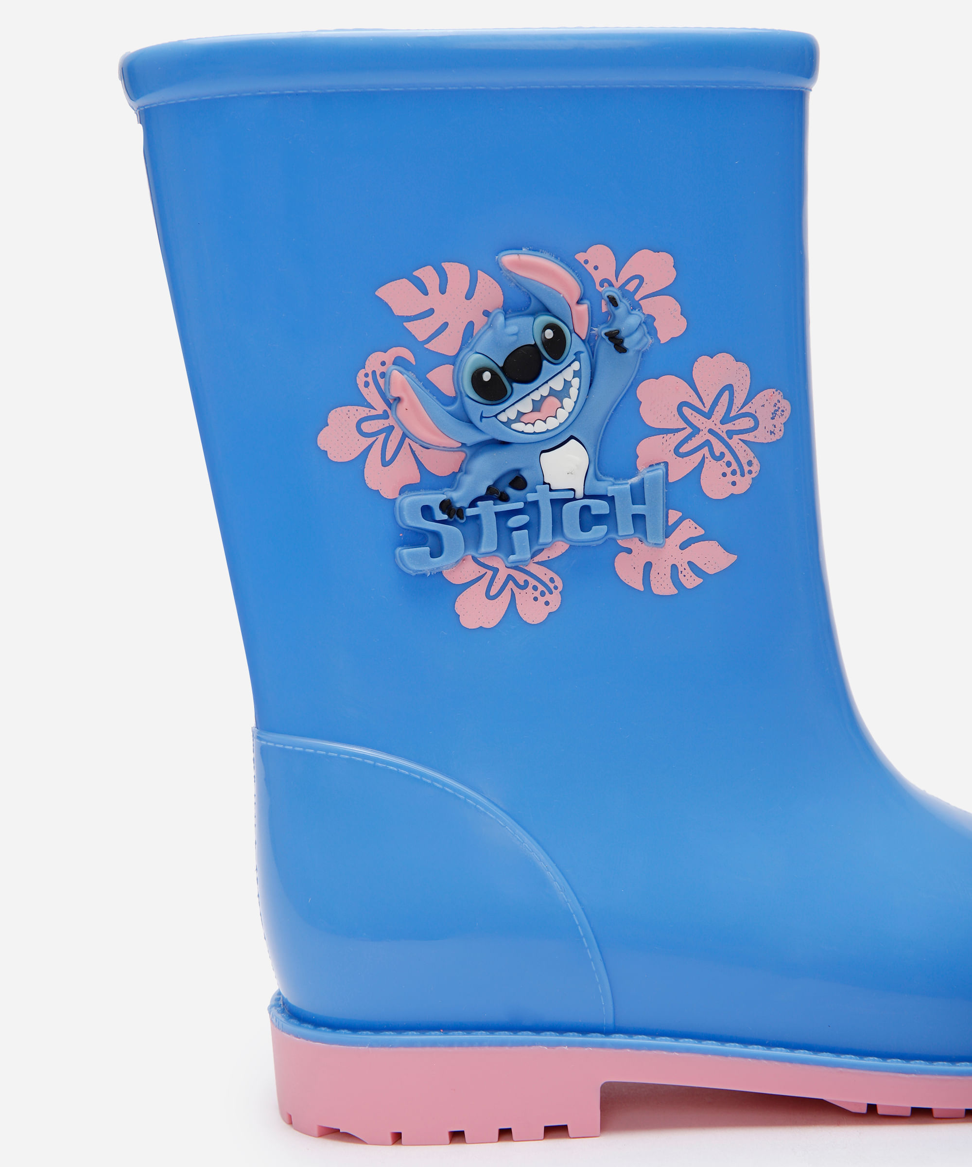 galocha infantil stitch azul