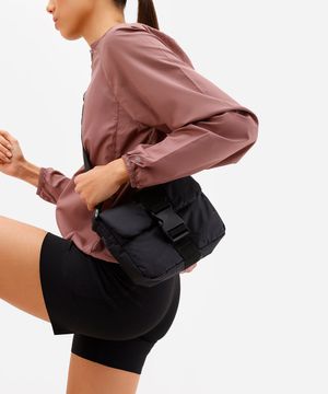 bolsa feminina shoulder bag esportiva ace preta