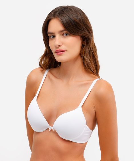 kit de 2 sutiãs meia taça em poliamida colorido