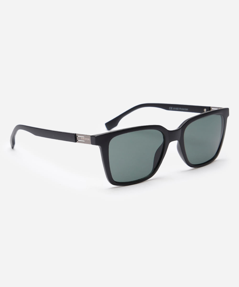 óculos de sol quadrado triton preto