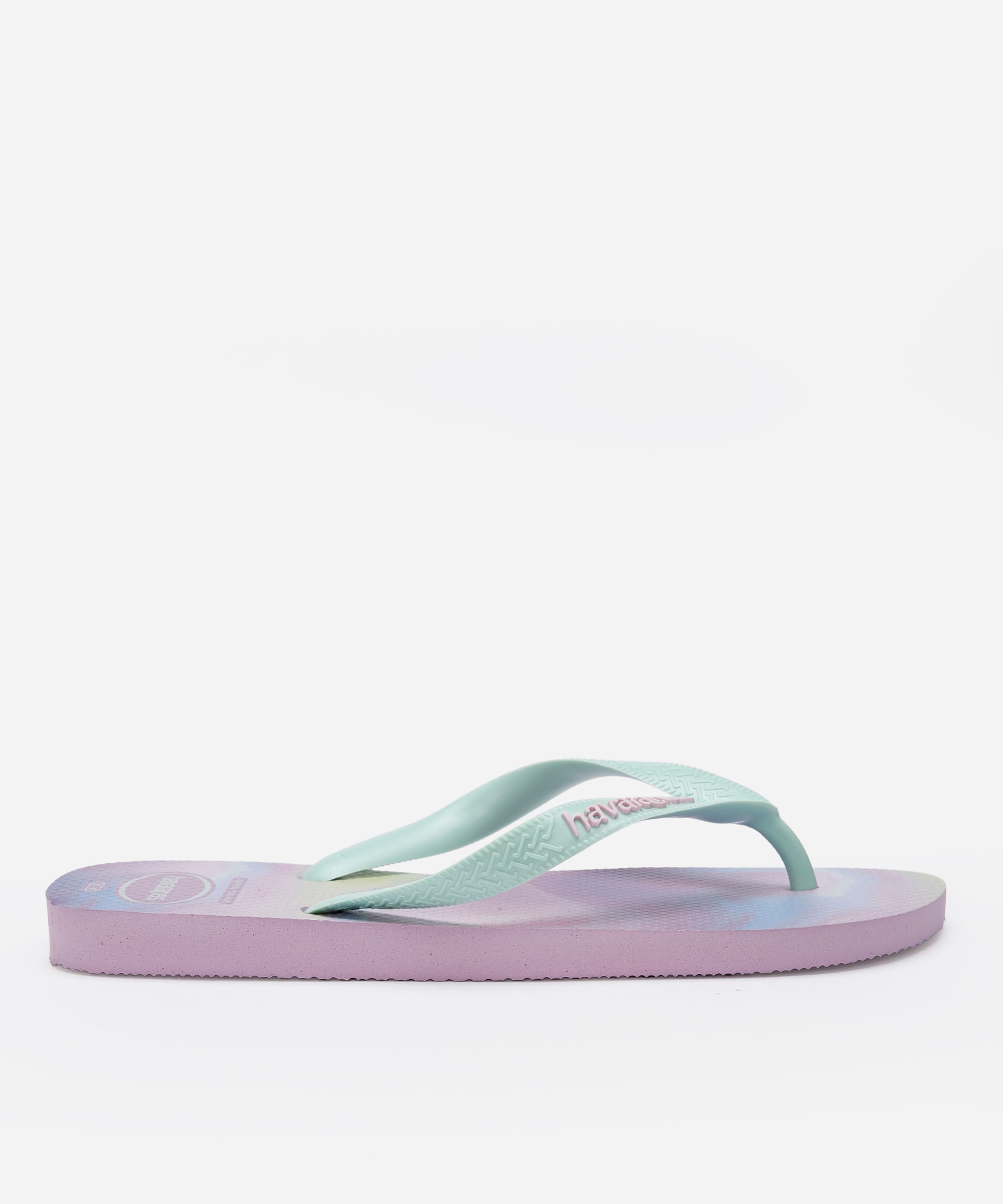 chinelo havaianas degradê roxo