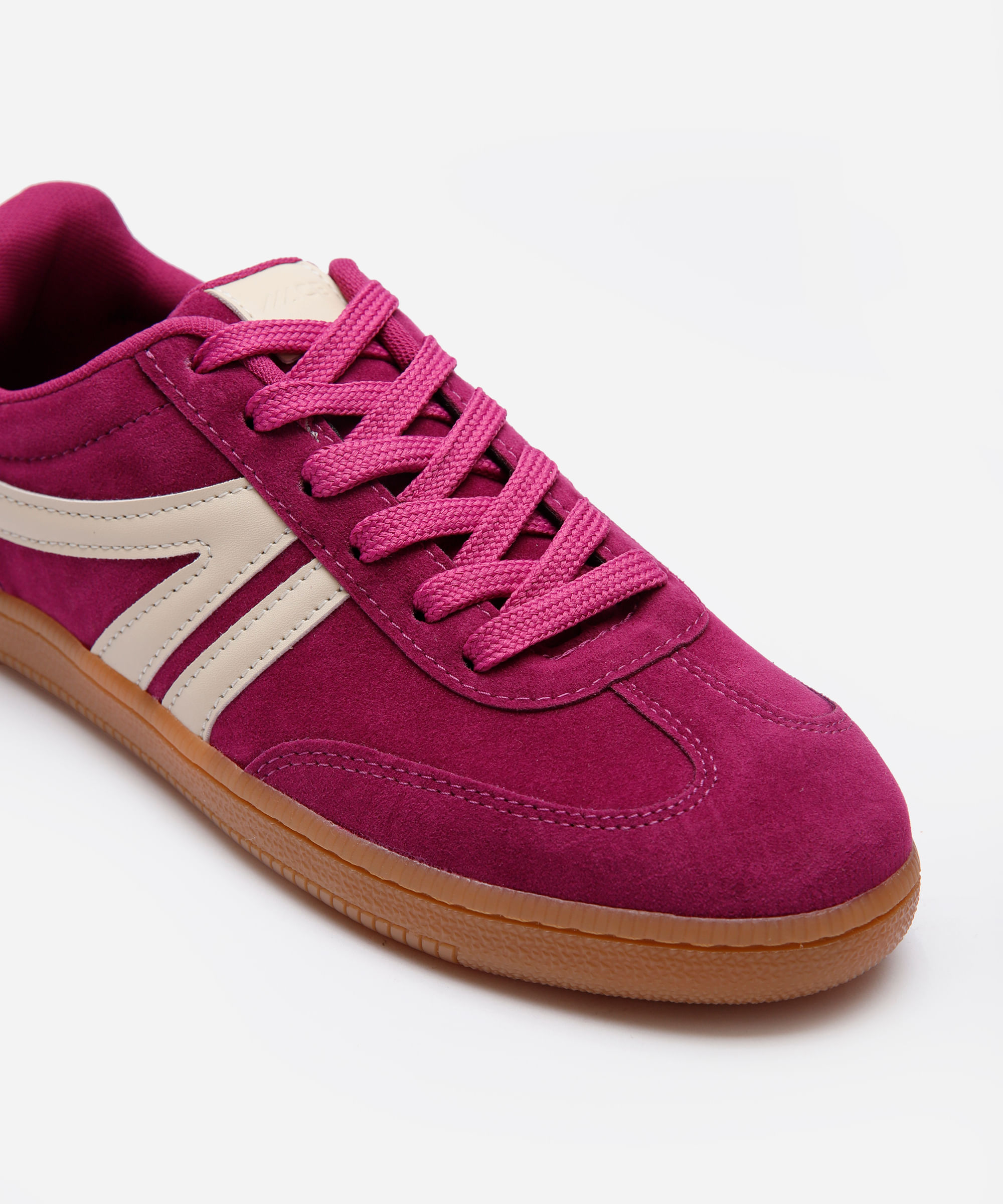 tênis bossa com recortes bicolor ace rosa