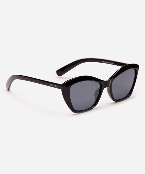óculos de sol gatinho triton preto