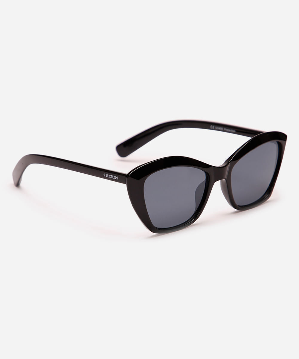 óculos de sol gatinho triton preto