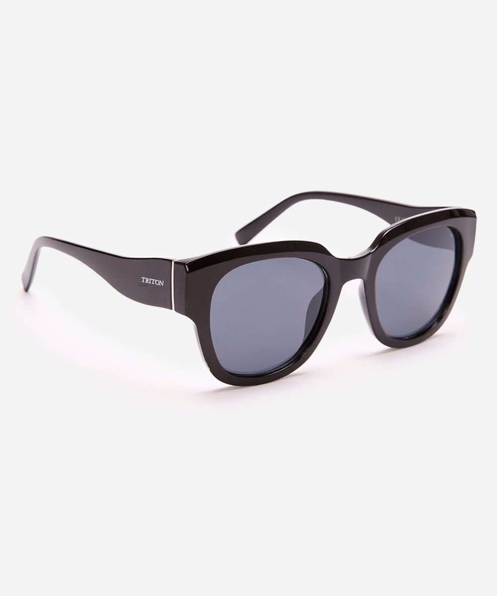 óculos de sol quadrado triton preto