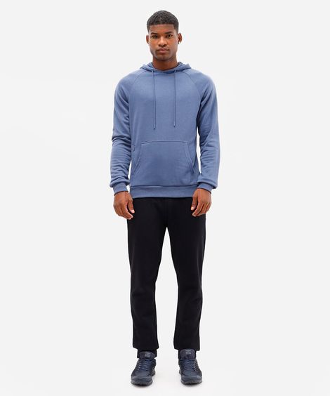 calça masculina esportiva de moletom preta