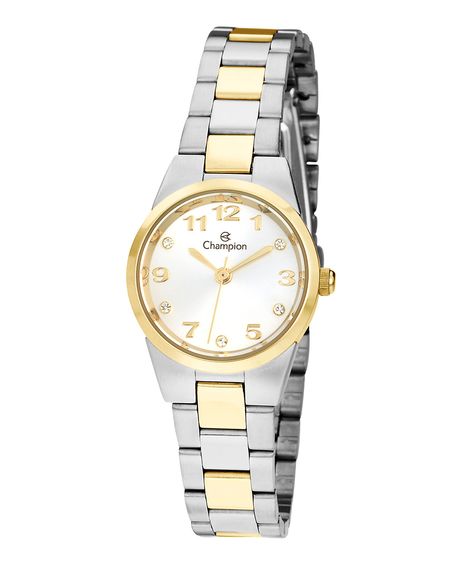 relógio feminino champion ch26846b analógico prateado