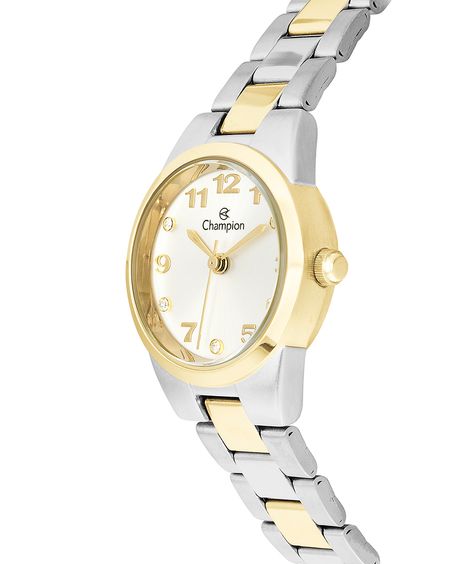 relógio feminino champion ch26846b analógico prateado