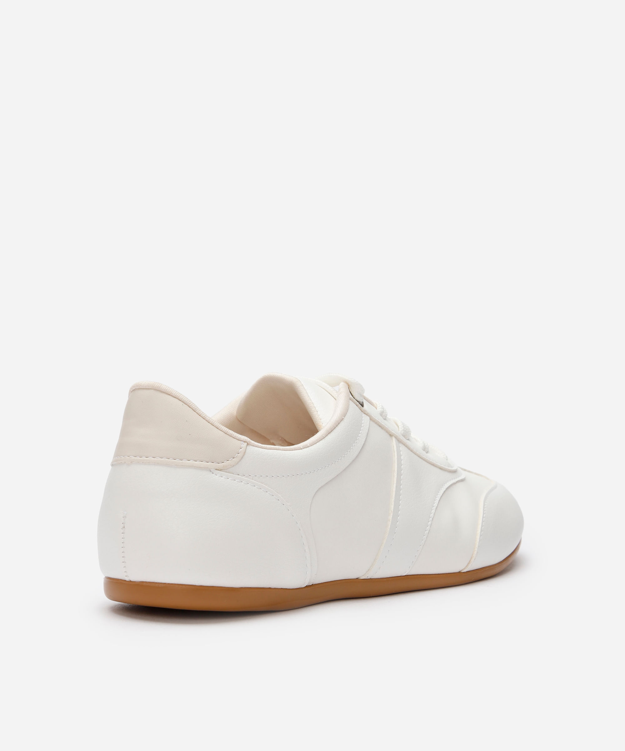 tênis casual cano baixo com recortes mindset branco