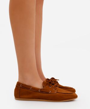 mocassim feminino texturizado mindset marrom