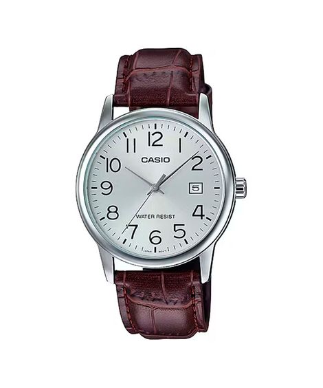 relógio masculino casio analógico mtp v002l 7b2udf prateado