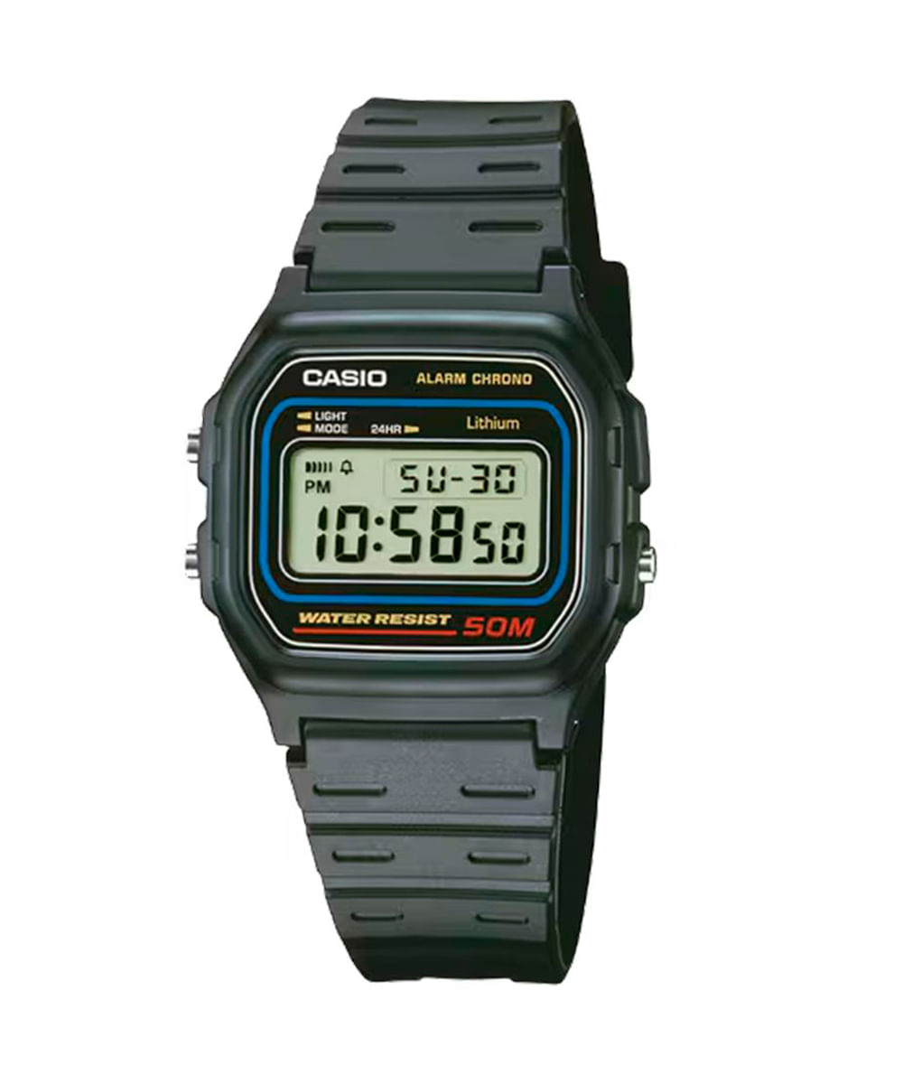 relógio masculino casio w-59-1vq digital preto