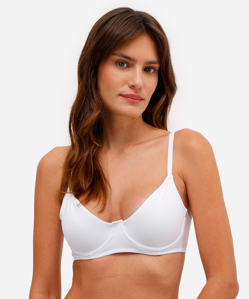 sutiã meia taça sem bojo off white