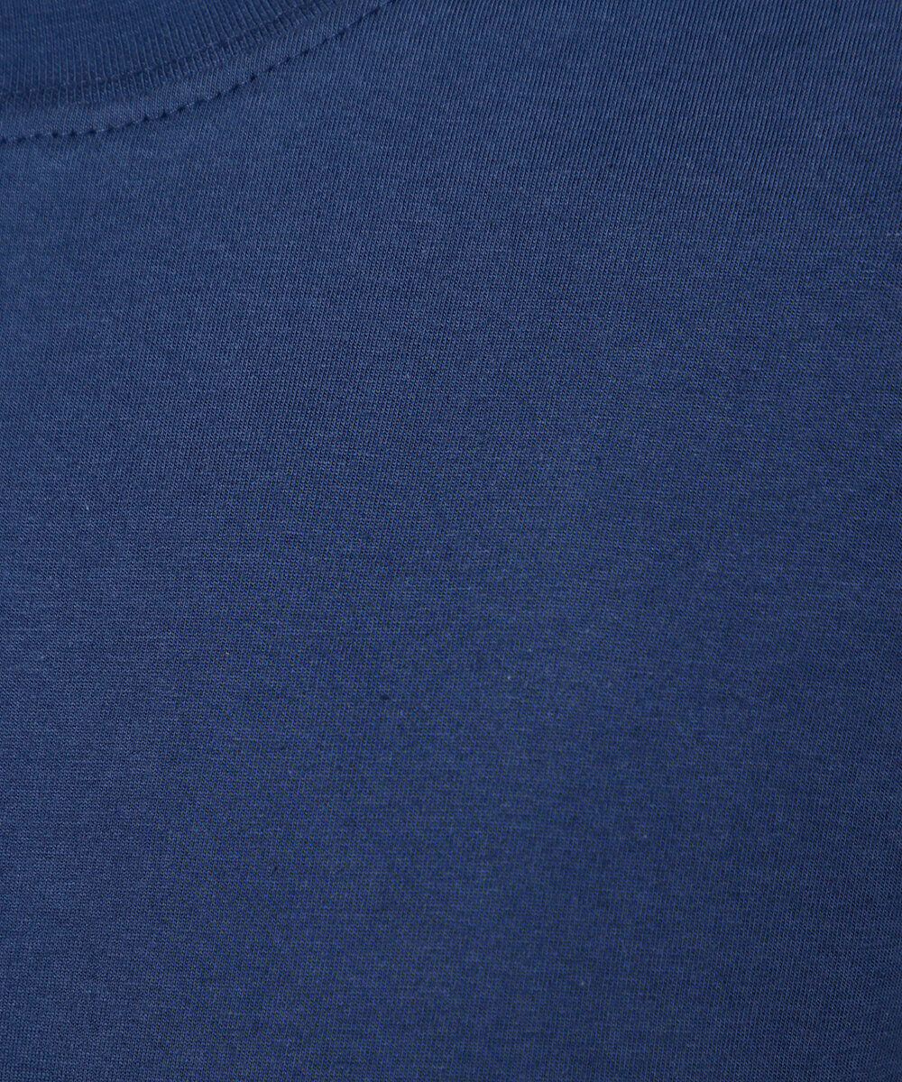 camiseta básica de algodão mindset azul