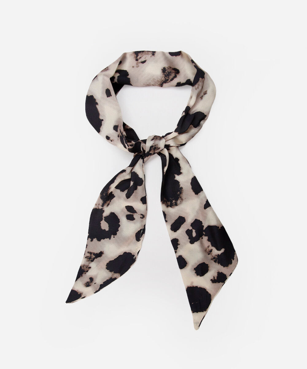 lenço feminino animal print mindset colorido