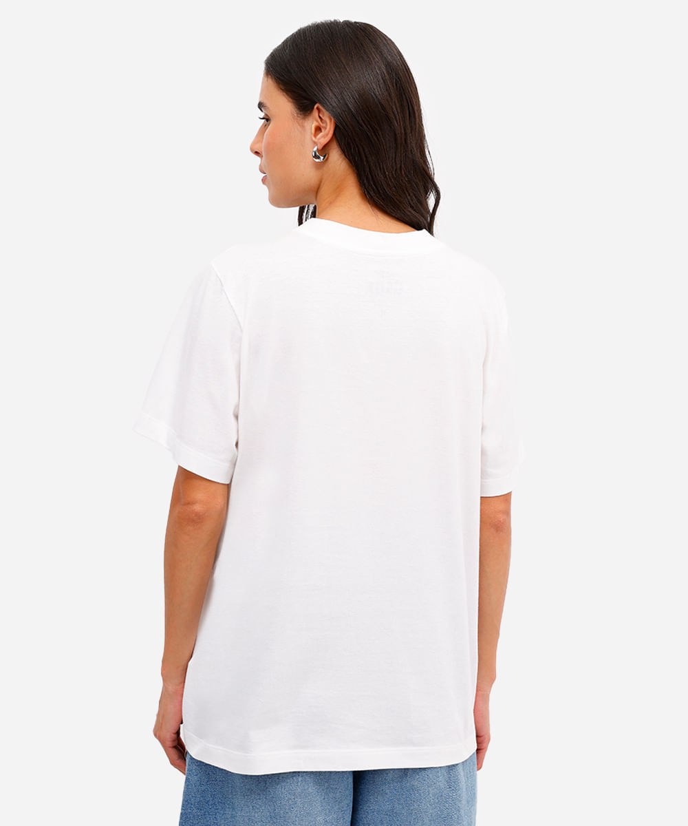 camiseta unissex de algodão artpop lady gaga off white