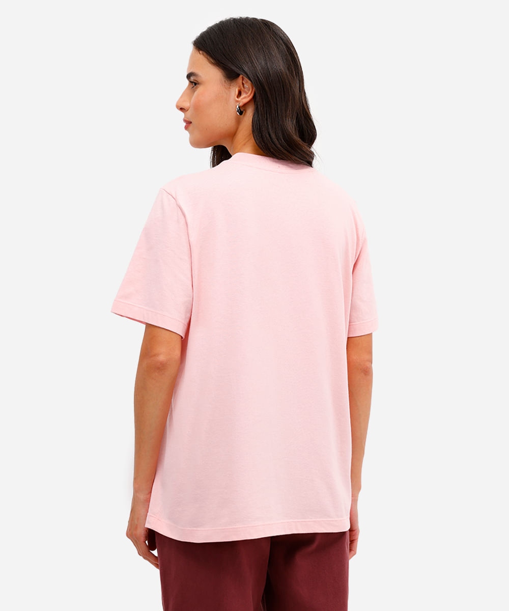 camiseta unissex de algodão joanne lady gaga - rosa claro