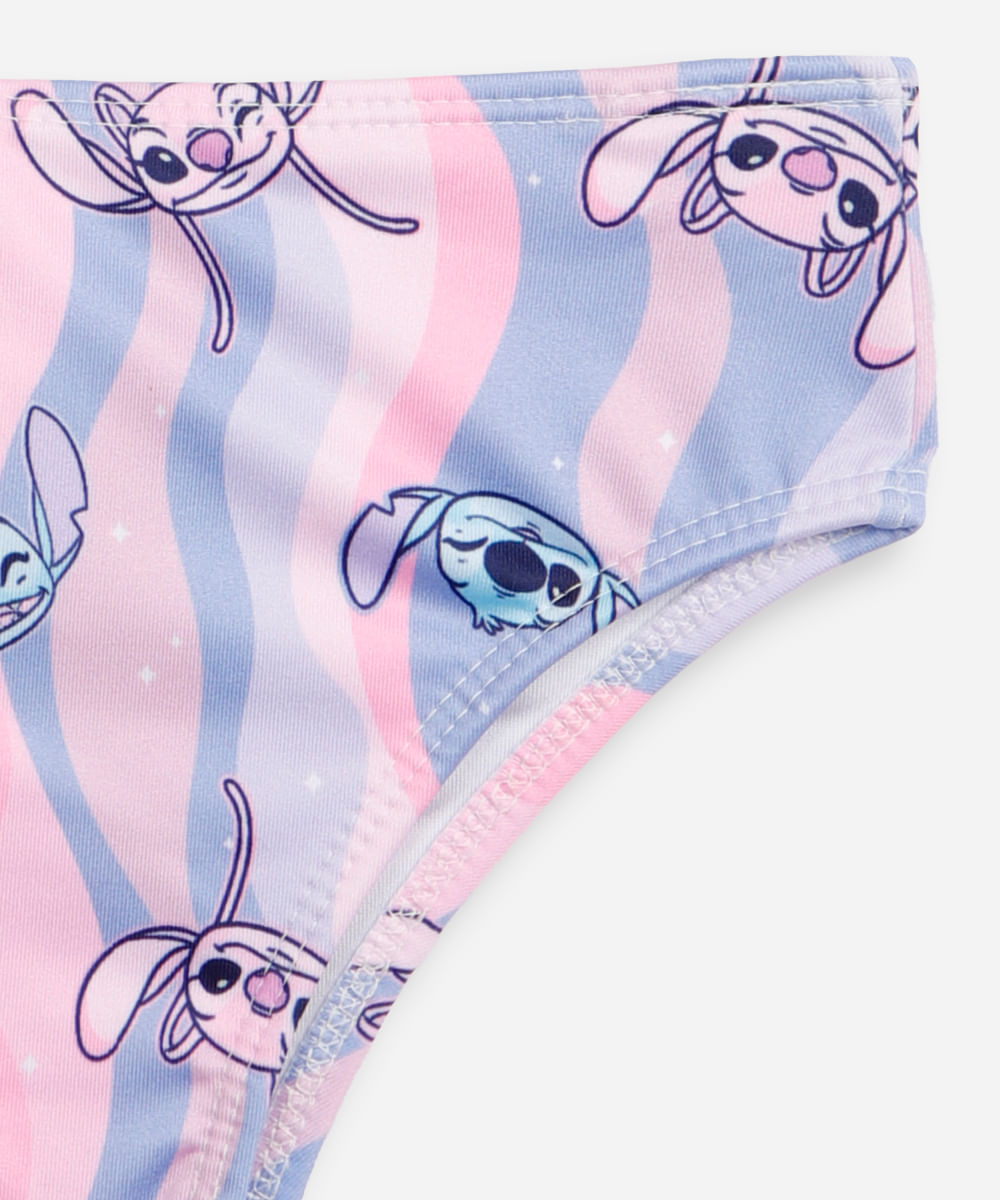 biquíni infantil stitch e angel colorido