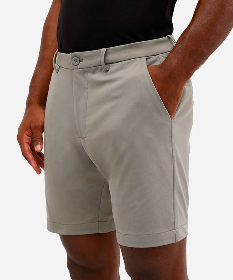 bermuda masculina de alfaiataria coolmax verde