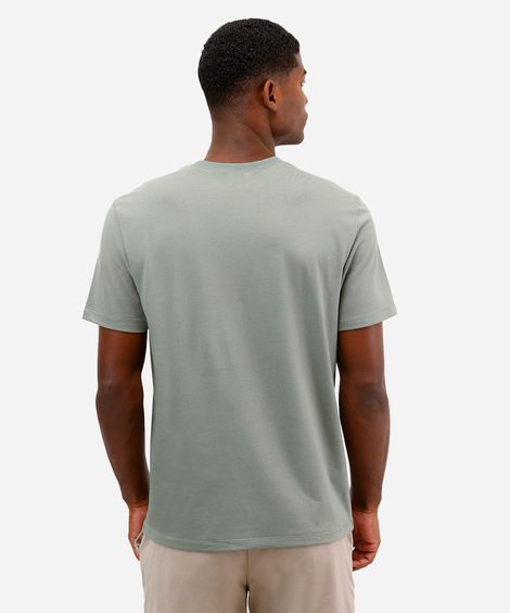 camiseta masculina manga curta coolmax verde