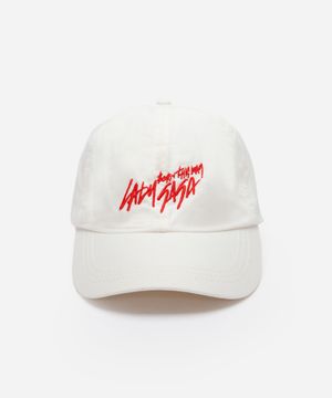 boné aba curva masculino born this way lady gaga off white