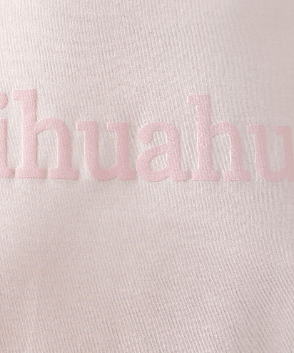 camiseta feminina de algodão chihuahua mindset rosa