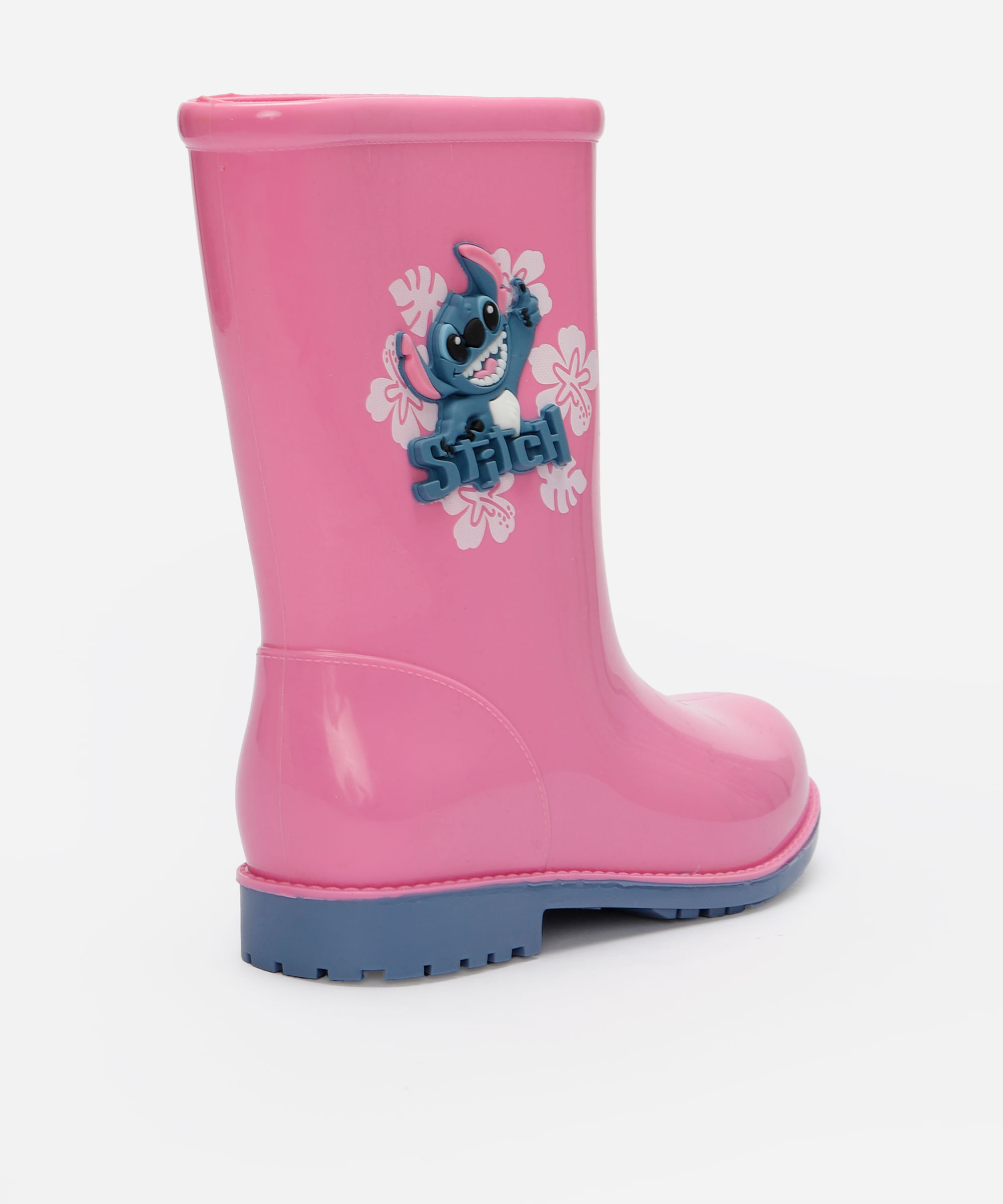 galocha infantil stitch rosa