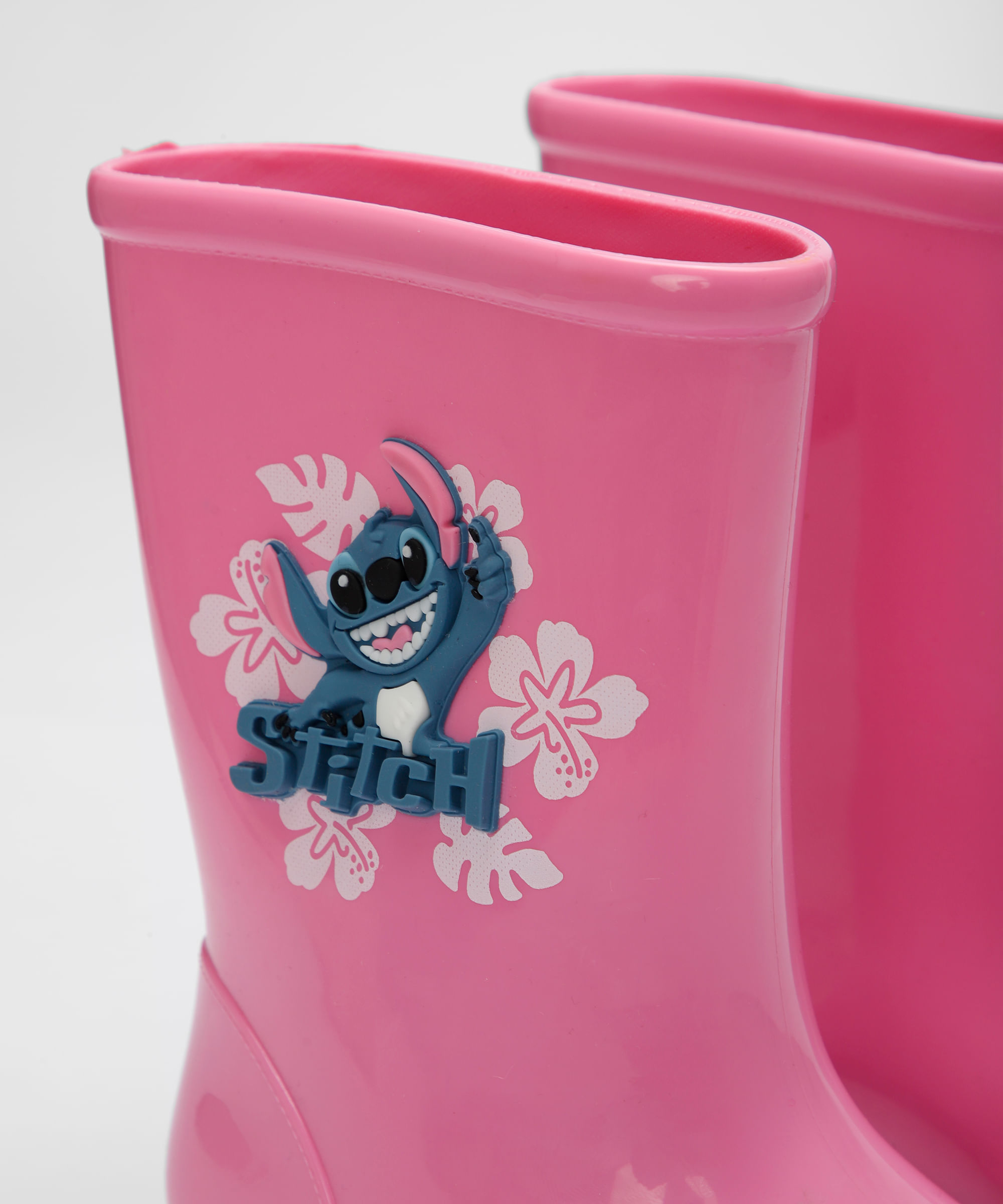 galocha infantil stitch rosa
