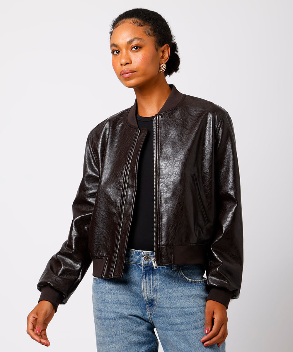 Jaqueta Couro Cea Jaqueta Bomber Feminina Jaqueta Cea Feminina