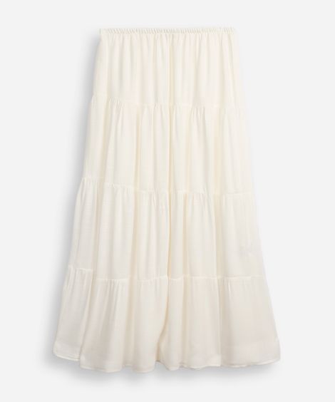 saia longa juvenil de viscose off white