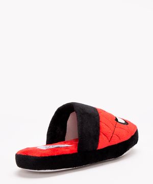 pantufa infantil chinelo homem aranha vermelho
