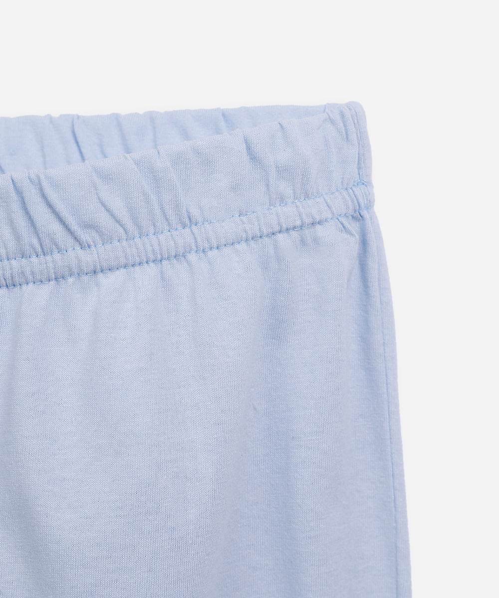 pijama infantil de algodão stitch azul