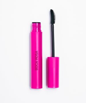 máscara para cílios boca rosa preta