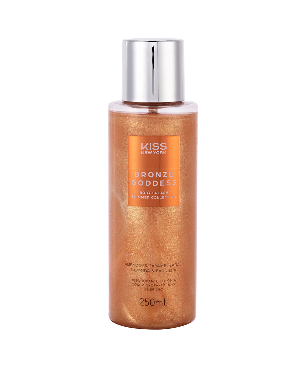 body splash kiss new york shimmer bronze goddess 250ml