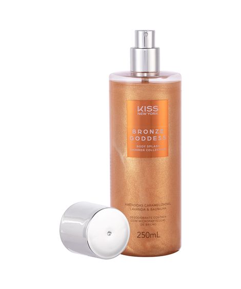 body splash kiss new york shimmer bronze goddess 250ml