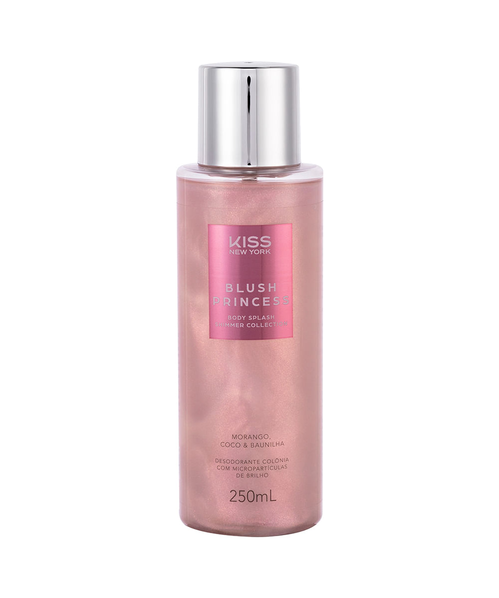 body splash kiss new york shimmer blush princess 250ml