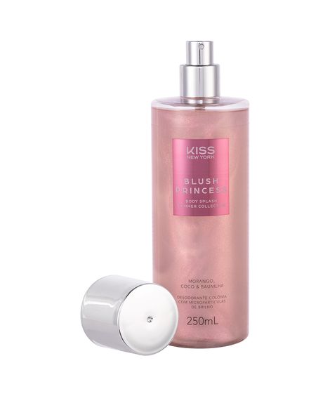 body splash kiss new york shimmer blush princess 250ml
