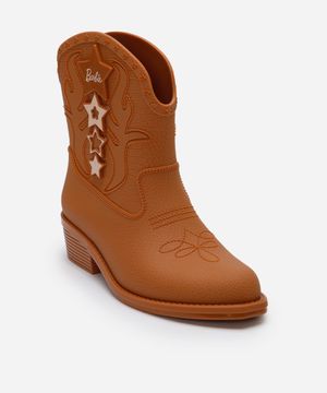 bota western infantil barbie bege