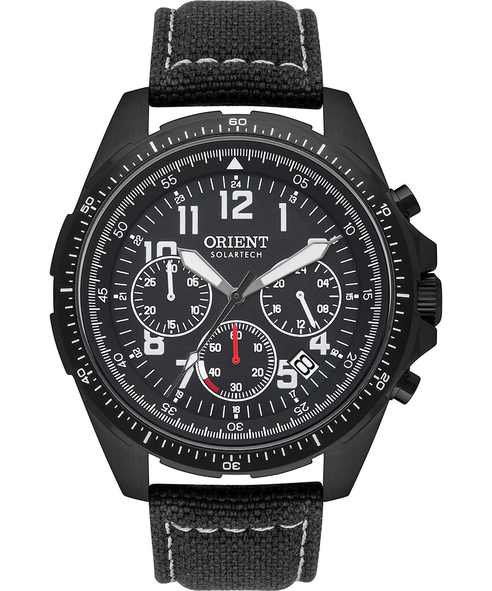 relógio masculino orient mpsnc003p2px cronógrafo preto