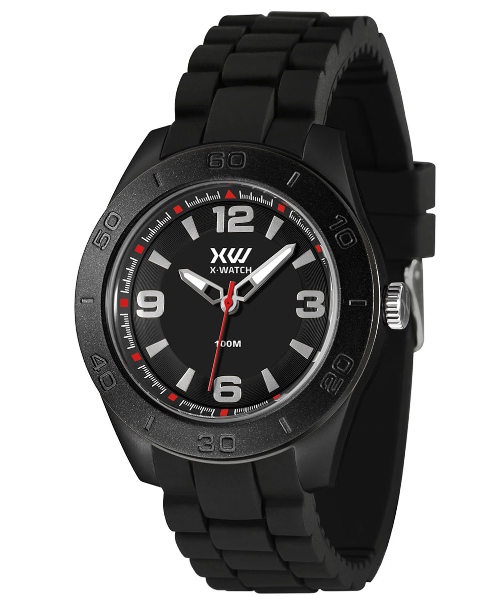 relógio masculino x watch xmpp0037p2px analógico preto