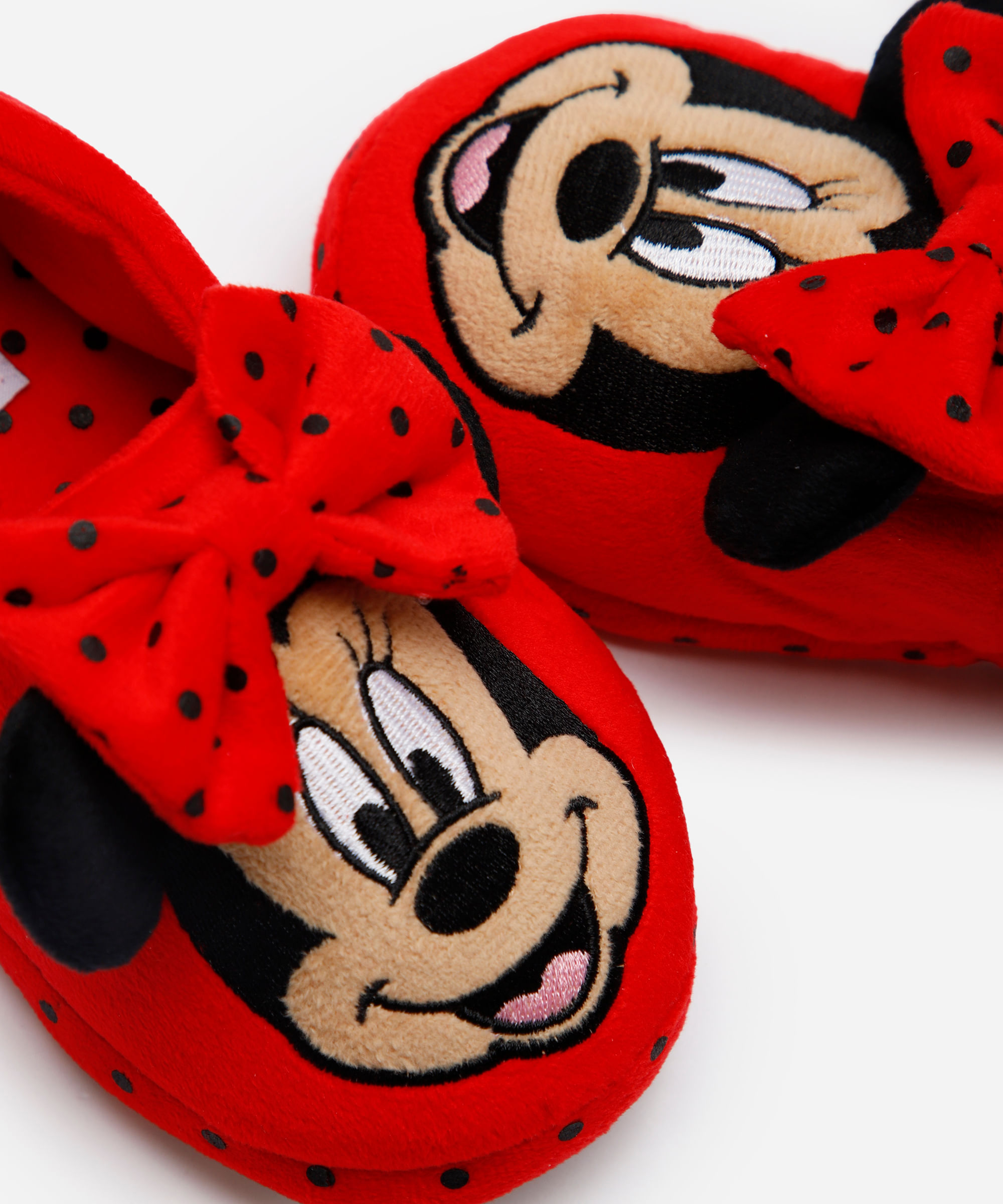 pantufa infantil minnie vermelho