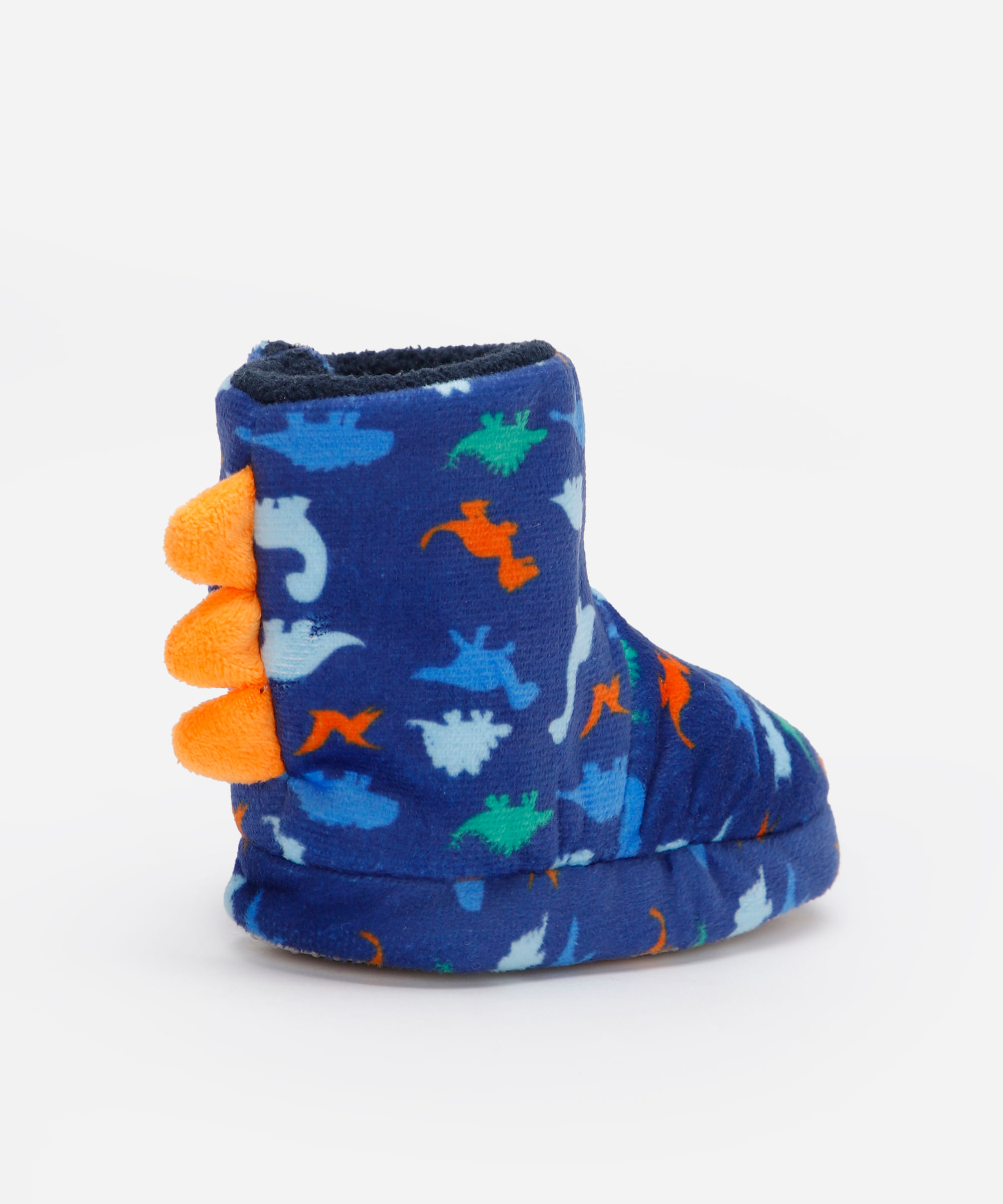 pantufa bota infantil dino azul