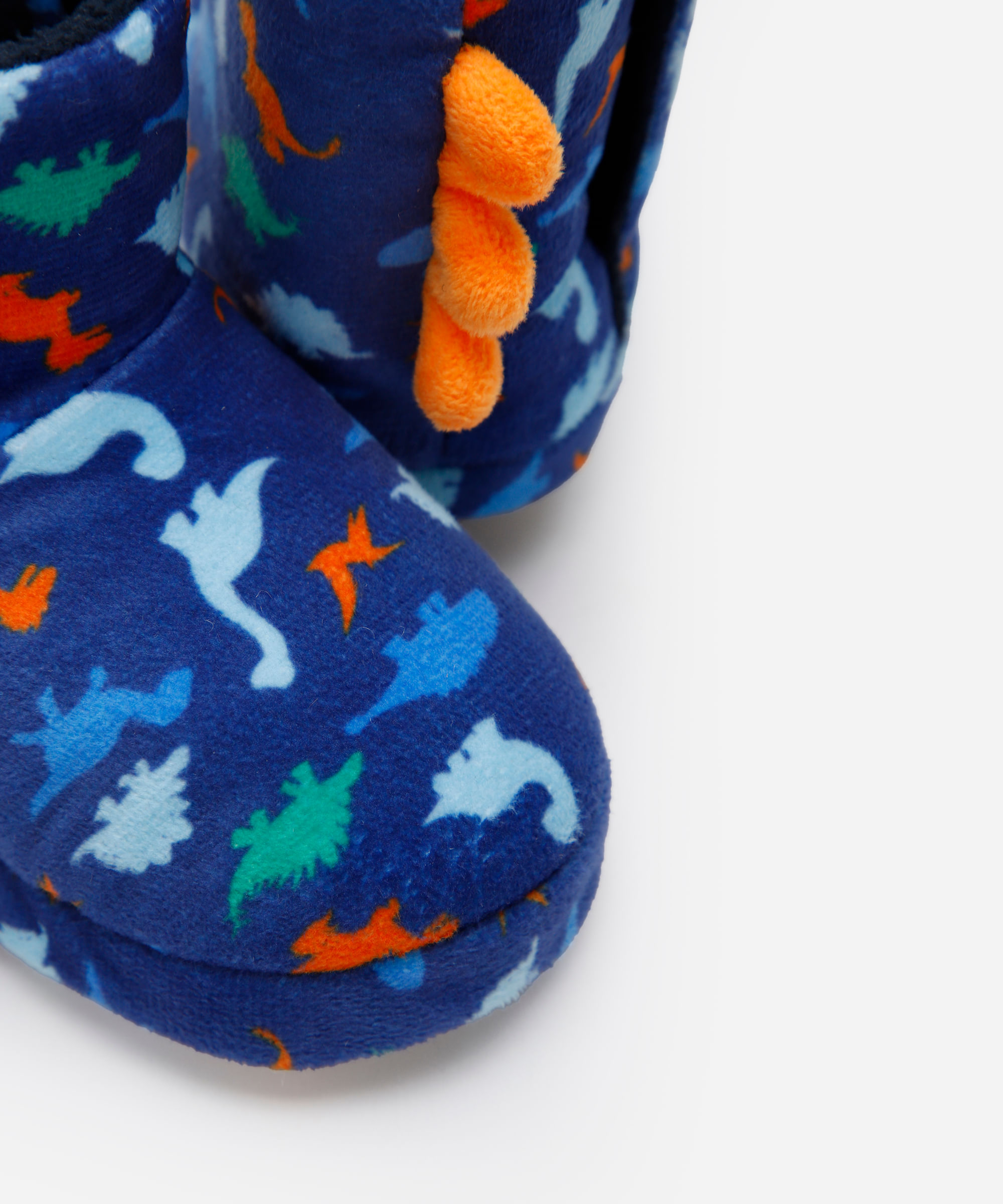 pantufa bota infantil dino azul