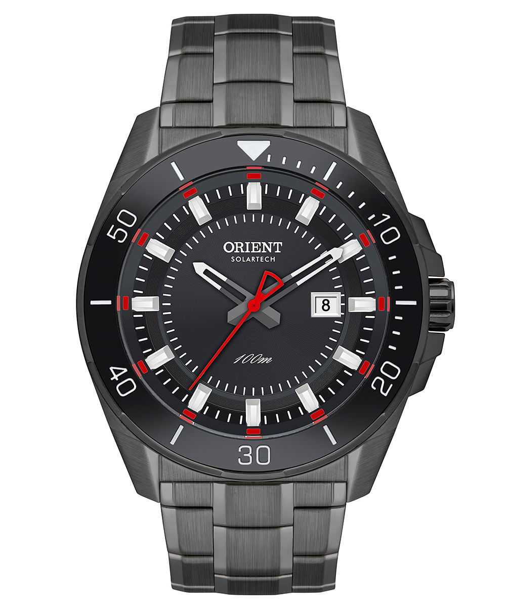 relógio masculino orient mpss1050g1gx analógico calendário preto