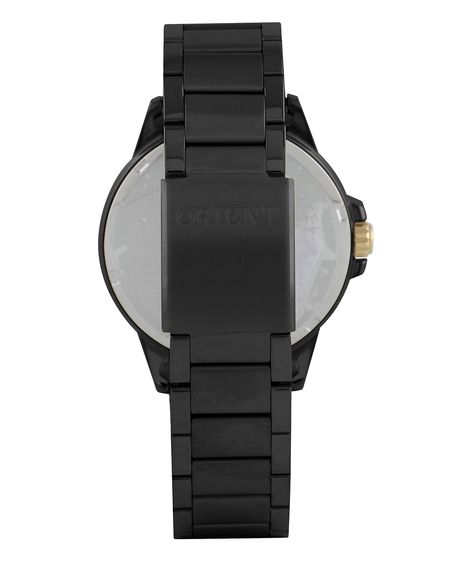 kit relógio masculino orient analógico calendário mpss1048 ka8mp2px preto