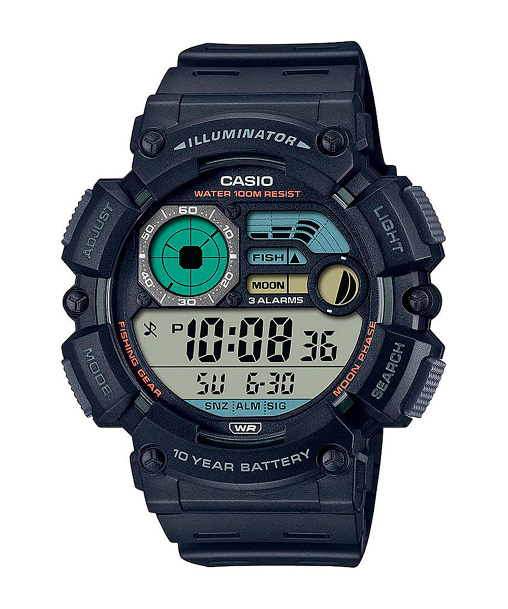relógio masculino casio ws 1500h 1avdf digital preto