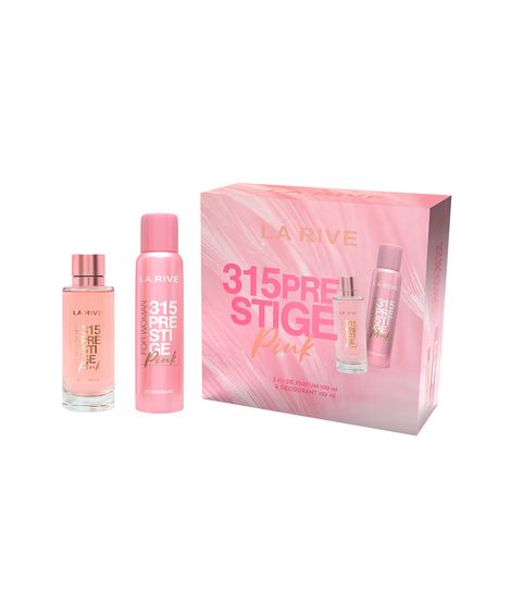 kit feminino la rive 315 prestige pink  fem edt 100ml e desod 150ml