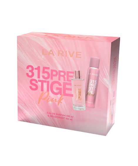 kit feminino la rive 315 prestige pink  fem edt 100ml e desod 150ml