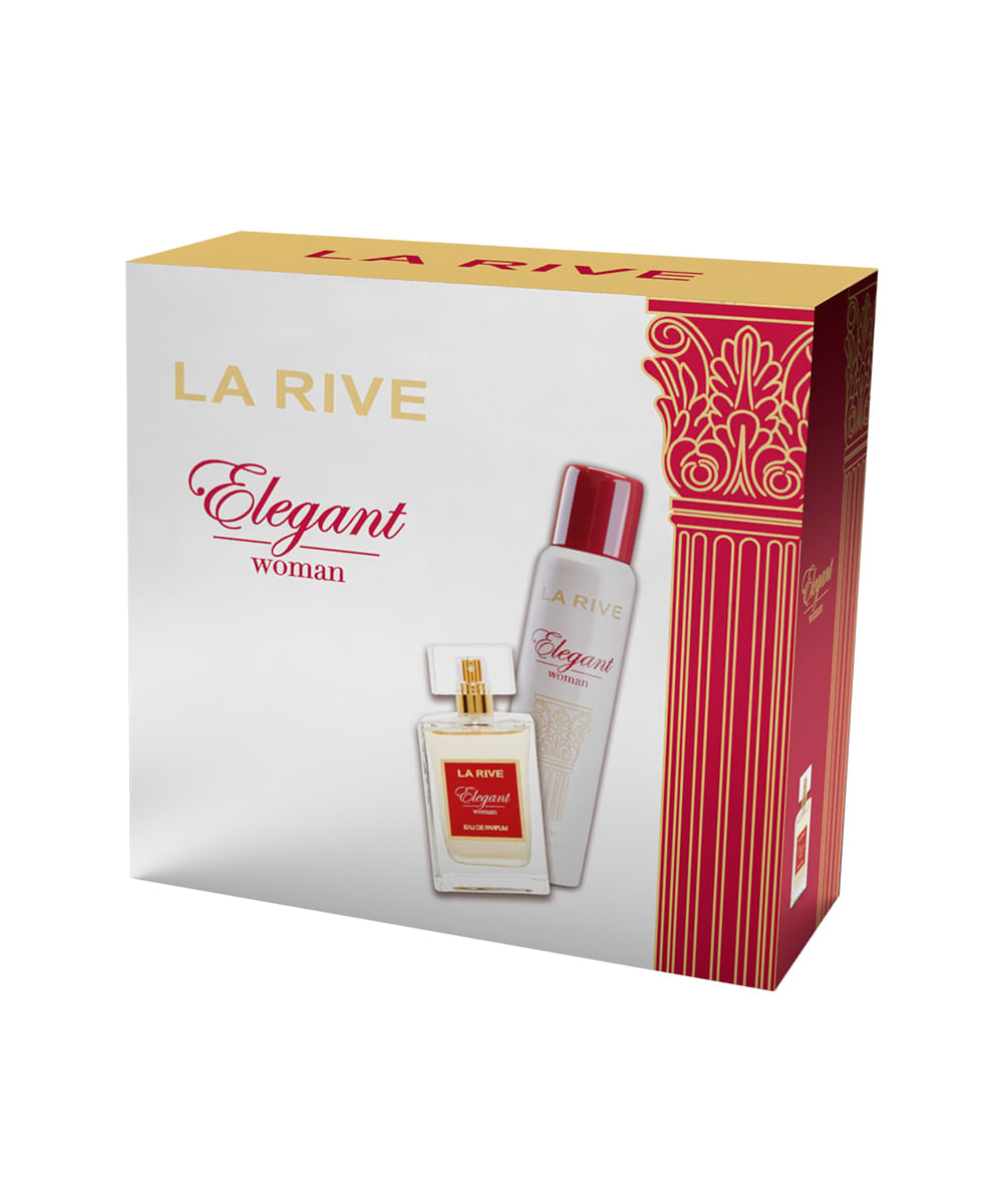 kit feminino la rive elegant woman fem edt 100ml e desodorante 150ml
