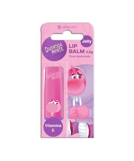 lip balm sabrina sato vergonha divertidamente 3g rosa